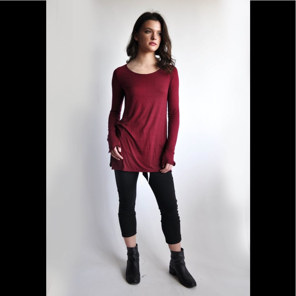 Deconstructed cotton longsleeve shirt